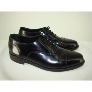 Florsheim Imperial Black Cap Toe Oxford Shoes Men's Dress Leather Size 13D DB4